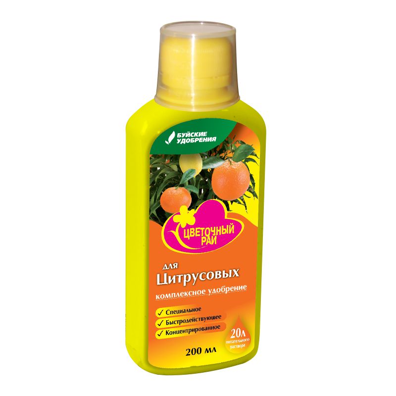 картинка ЖКУ Цветочный рай для цитрусовых 0,2л от магазина Евродом