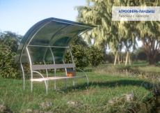 картинка Лавочка «Агросфера-Ландыш» с сотовым поликарбонатом 6 мм* от магазина Евродом