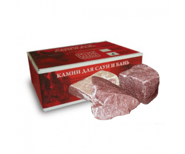 картинка Камень Малиновый кварцит (коробка) 20кг обвалованный от магазина Евродом