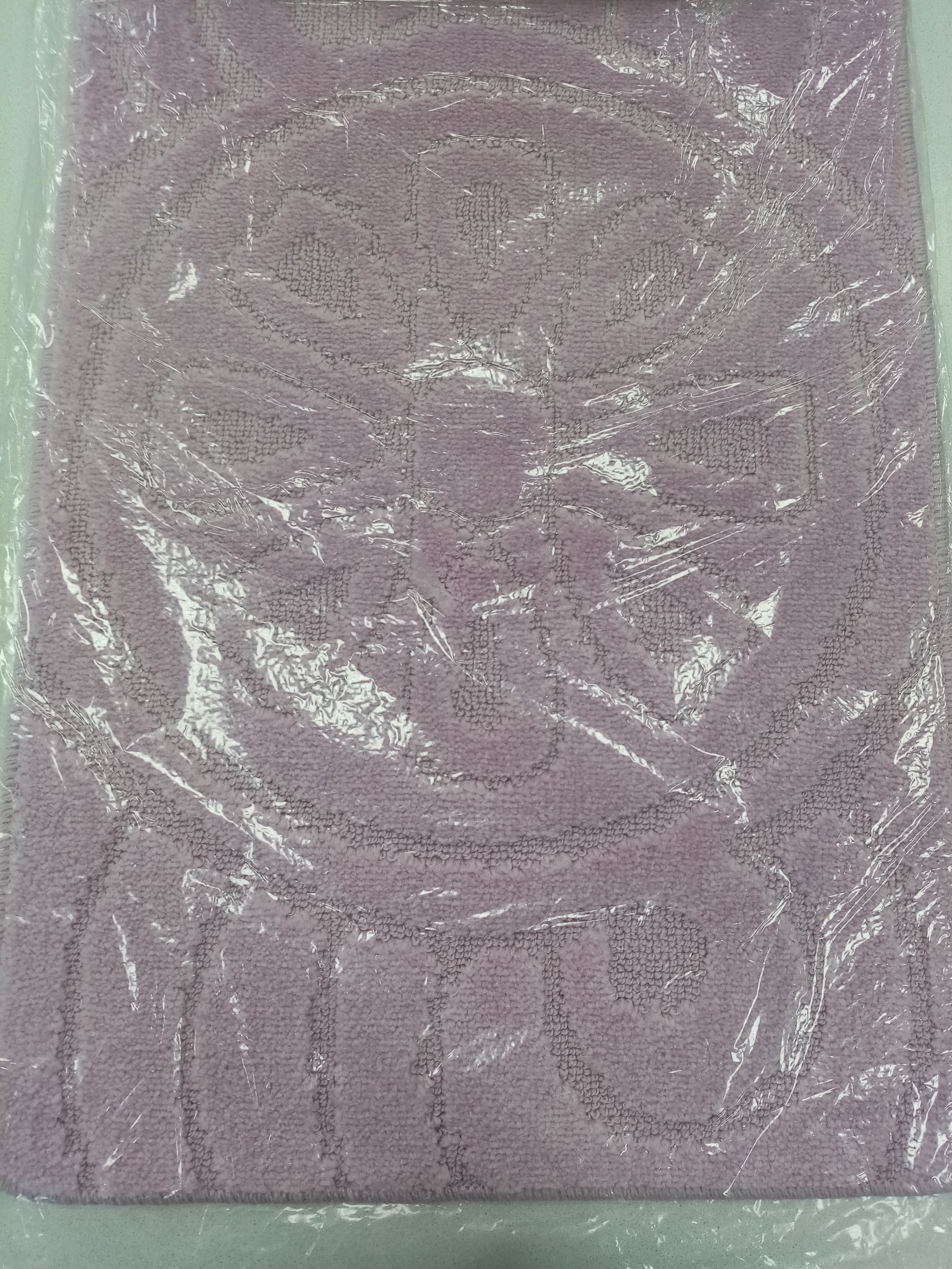 картинка Коврик для ванной 1 предм. ZALEL 55х85 см сиреневый от магазина Евродом