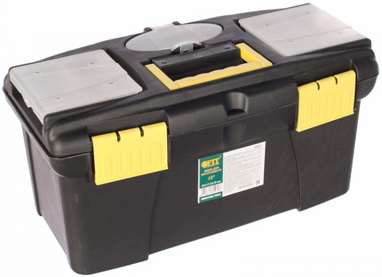 картинка Ящик для инструментов 12" пластик (32х17,5х16) от магазина Евродом