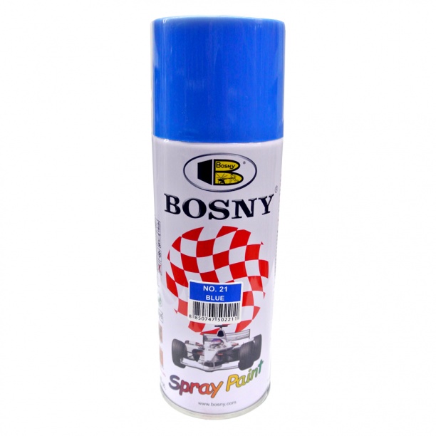 картинка Краска аэрозоль BOSNY №21 синий 400мл от магазина Евродом