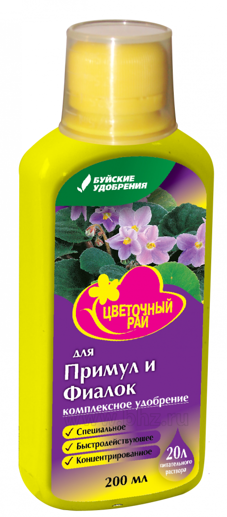 картинка ЖКУ Цветочный рай для фиалки примул 0,2л от магазина Евродом