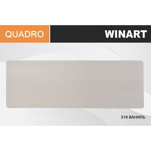 картинка Плинтус Winart Quadro 80 мм 318 Белый матовый (2,2 м) от магазина Евродом