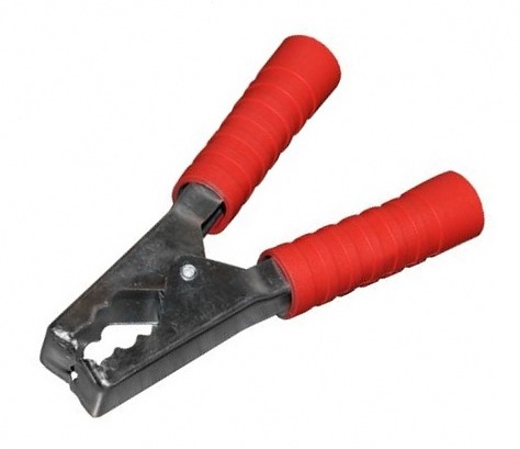 картинка Зажим "крокодил" АВТО 150мм, 200А красный от магазина Евродом