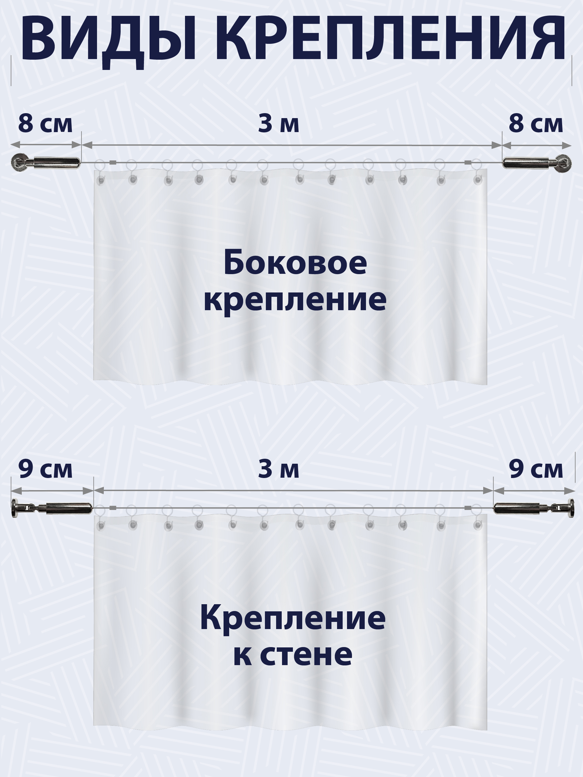 картинка Карниз струнный, 3 м Эскар  от магазина Евродом