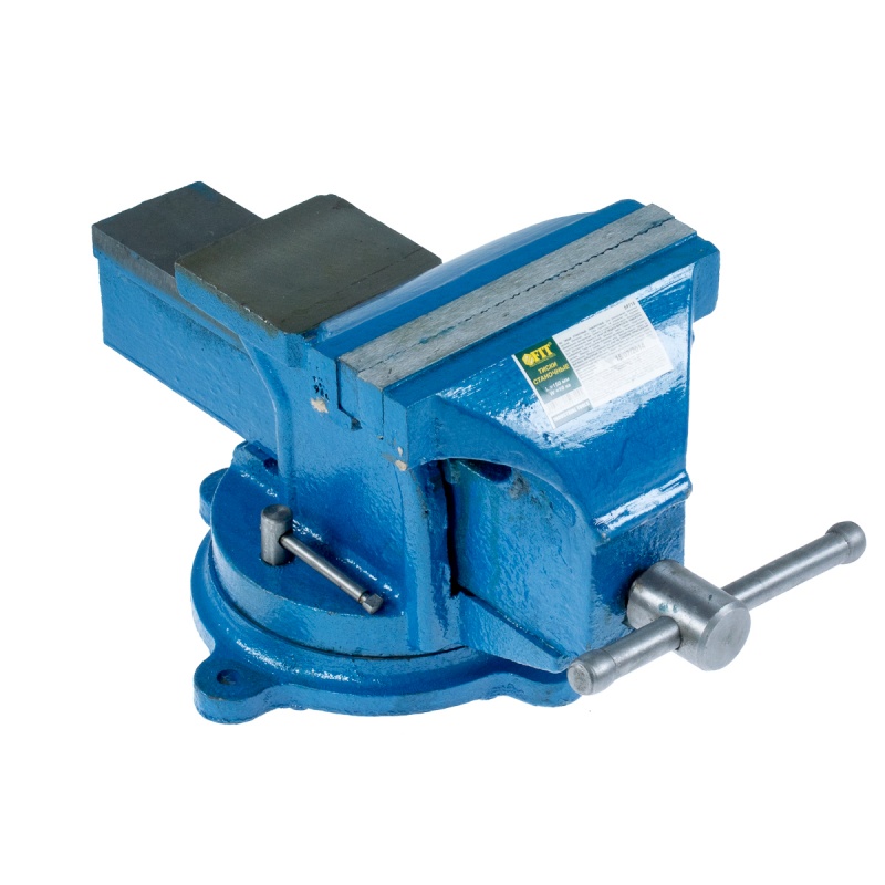 картинка Тиски станочные поворотные 150 мм (10 кг) от магазина Евродом