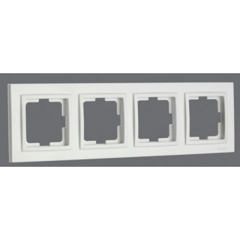 картинка Рамка Despina 4-м белый Mono Electric от магазина Евродом