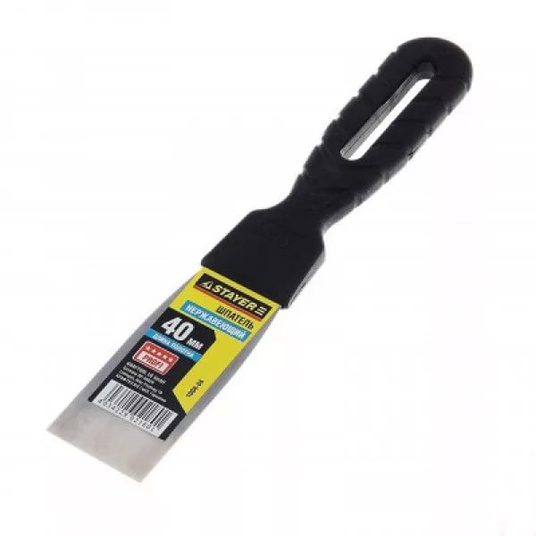 картинка Шпатель MOS фасад. нерж., с пласт. руч.  40мм 1008-04 от магазина Евродом