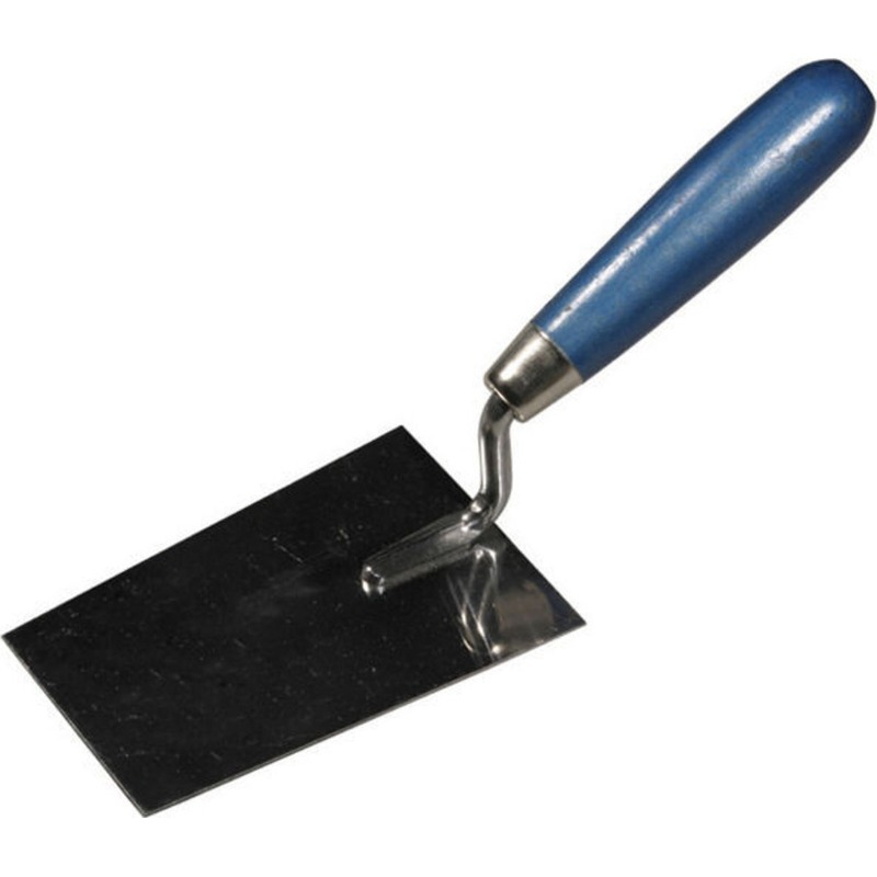 картинка Кельма отделочника "трапеция" ПРОФИ 160х84 нержавеющая сталь, деревянная ручка, от магазина Евродом