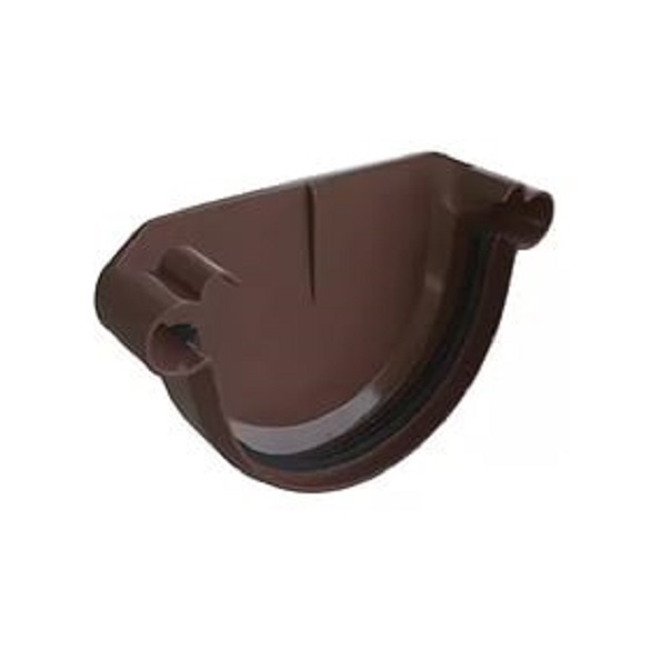 картинка Заглушка желоба ПВХ Коричневая, Альта Профиль от магазина Евродом