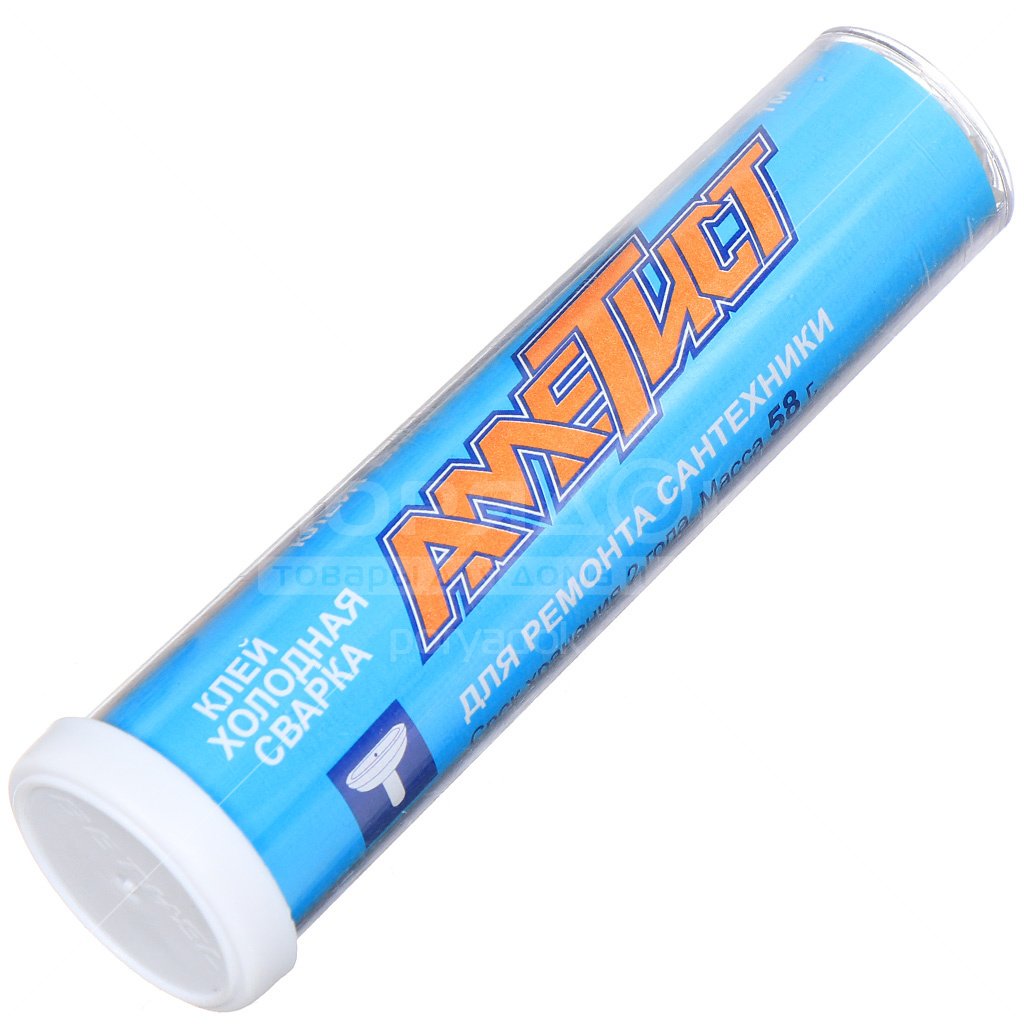 картинка Холодная сварка АМЕТИСТ 58гр в тубе сантехника от магазина Евродом