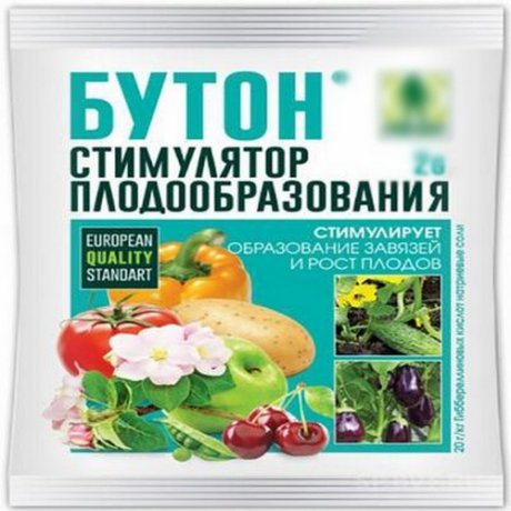 картинка Бутон 2г стимулятор образования завязей и рост плодов ГБ от магазина Евродом