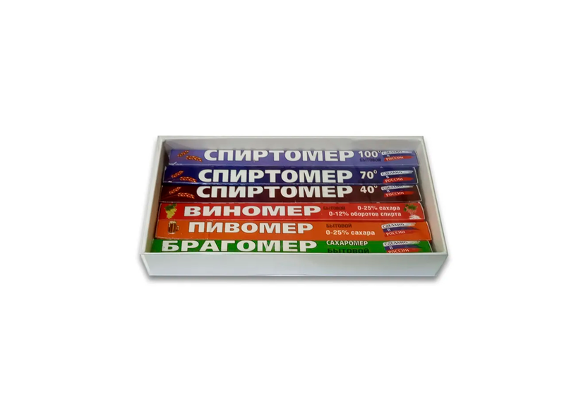 картинка Набор спиртометров бытовых 6шт от магазина Евродом