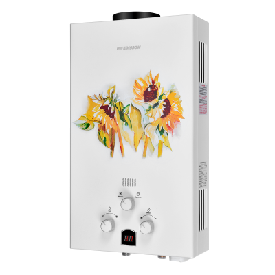 картинка Газовый проточный водонагреватель EDISSON E 20GD (Подсолнухи) от магазина Евродом
