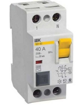 картинка УЗО ВД1-63 2Р 40А 30мА ИЭК от магазина Евродом