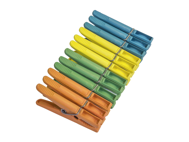 картинка Прищепки пластмассовые 24 шт Мамонтенок от магазина Евродом