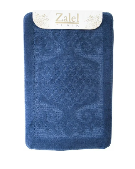 картинка Коврик для ванной 1 предм. ZALEL 55х85 см синий от магазина Евродом