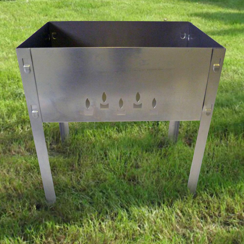 картинка Мангал разборный 37х25см 6 шампуров Тайга от магазина Евродом