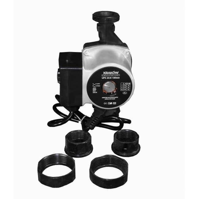 картинка Насос циркуляционный KRAKOW UPS 25/60-180 от магазина Евродом