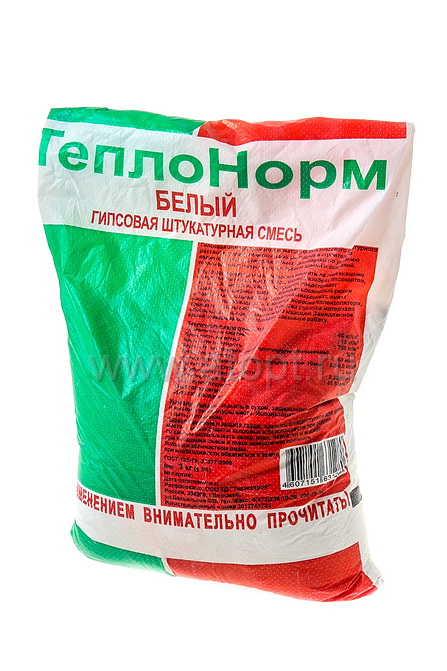 картинка Штукатурка Теплонорм гипсовая 3кг от магазина Евродом
