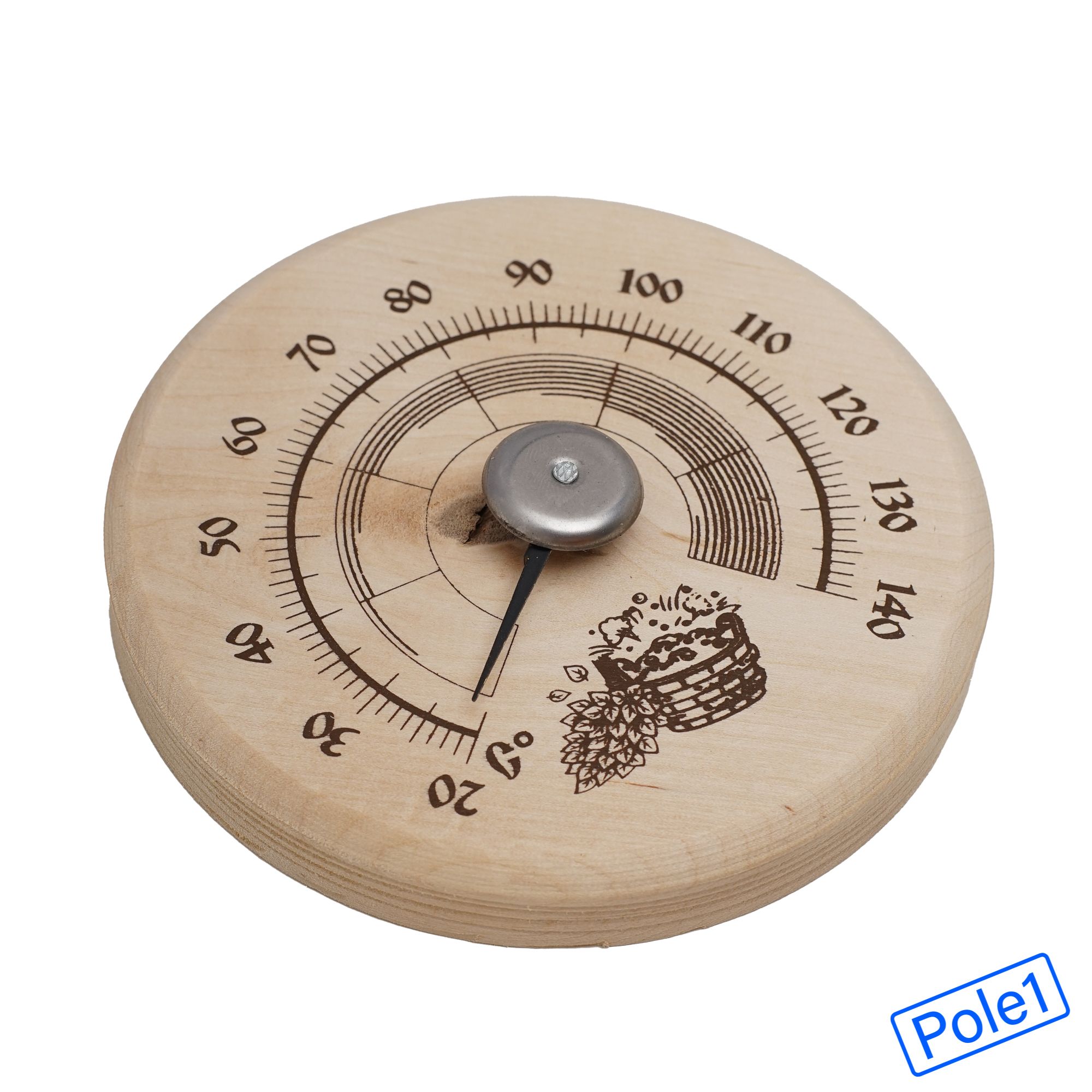 картинка Банная станция открытая термометр "Круглая"  СБО-1Т от магазина Евродом