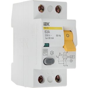 картинка УЗО ВД1-63 2Р 63А 30мА ИЭК от магазина Евродом