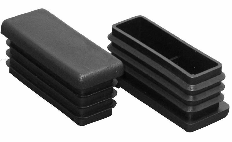 картинка Заглушка пластик черная 80х40мм от магазина Евродом