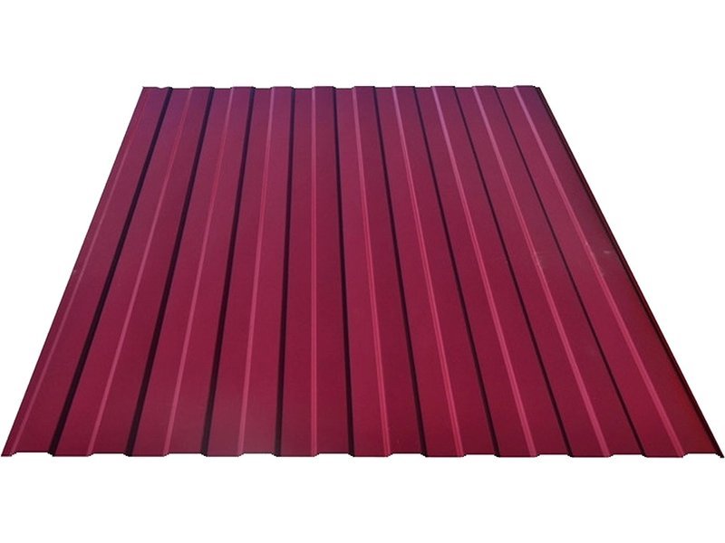 картинка Профлист С-8 0,5х1200х2000мм Вишня  от магазина Евродом