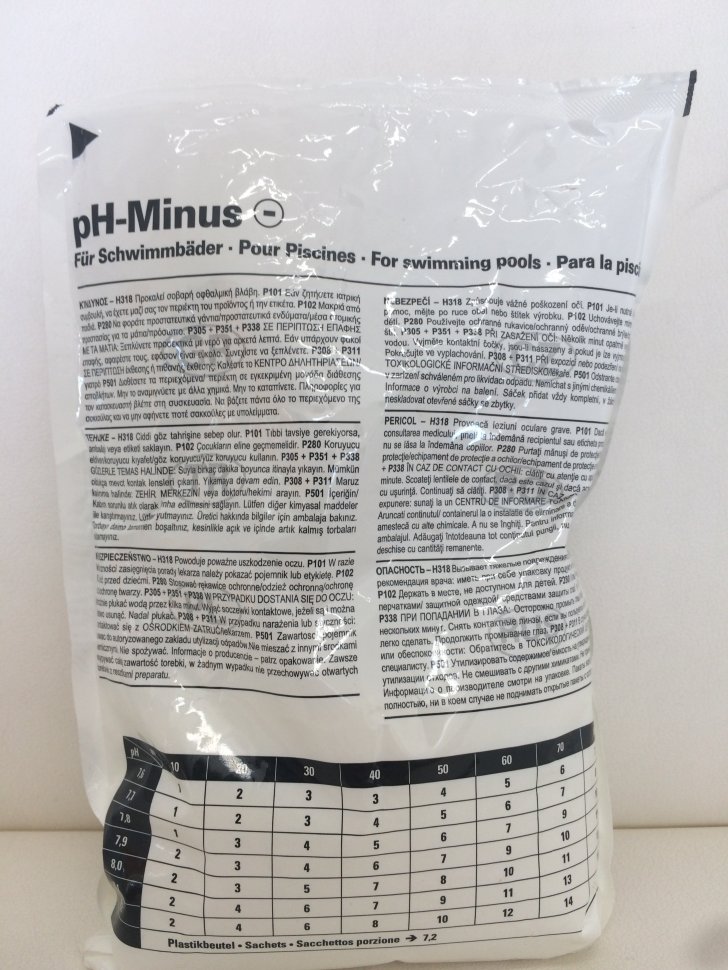 картинка Уменьшитель pH - минус, 0,5кг Байрол от магазина Евродом