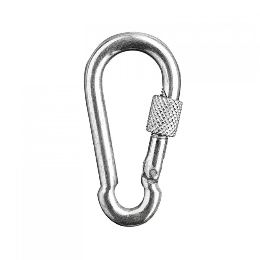 картинка Карабин с фиксатором, оц. 7 мм от магазина Евродом