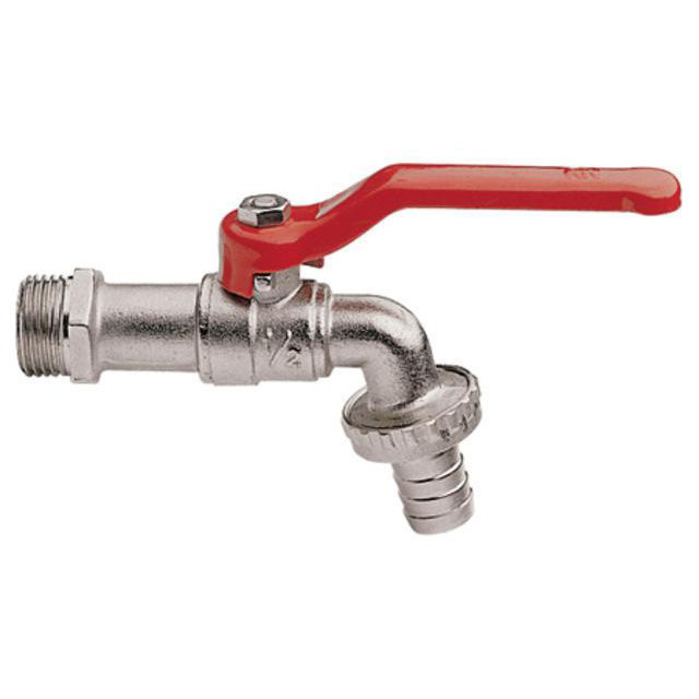 картинка Кран шаровый с носиком 1/2" рычаг VT от магазина Евродом