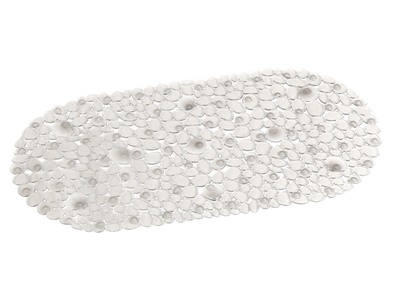 картинка Коврик на присосках Камушки 69х36 см белый BR-6936 от магазина Евродом