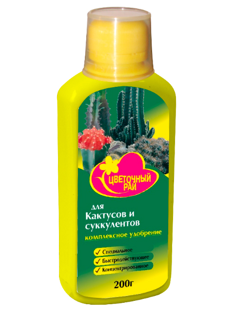 картинка ЖКУ Цветочный рай для кактусов и суккулентов 0,2л от магазина Евродом