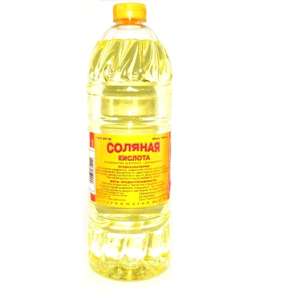 картинка Раствор соляной кислоты 20% 1 л от магазина Евродом