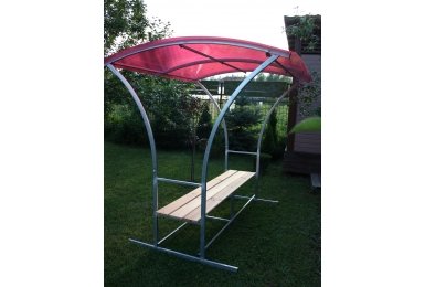 картинка Лавочка"Агросфера-Комфорт"с сотовым поликарбонатом 6 мм* от магазина Евродом