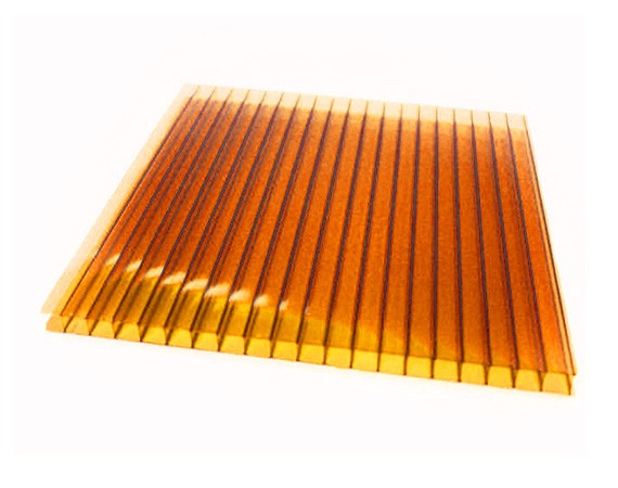 картинка Поликарбонат SUNNEX 8мм  янтарь, п.м. от магазина Евродом