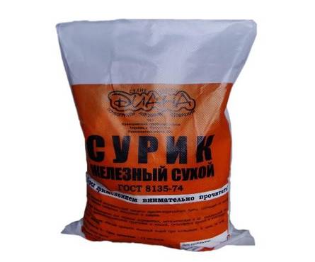 картинка Сурик железный 1кг Диана от магазина Евродом