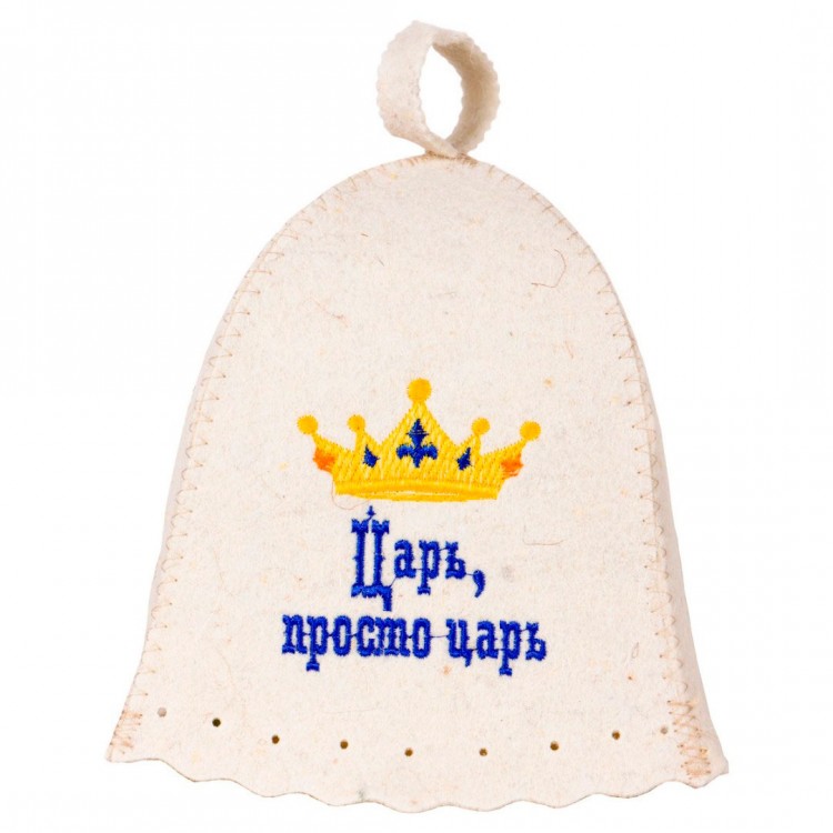 картинка Шапка банная "Царь, просто царь" от магазина Евродом