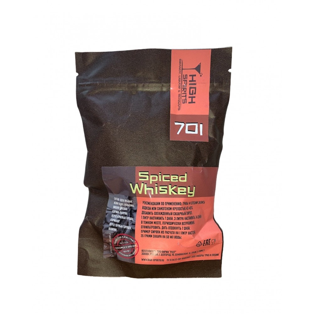 картинка Набор трав и специй Spiced Whiskey 701, 59 г от магазина Евродом