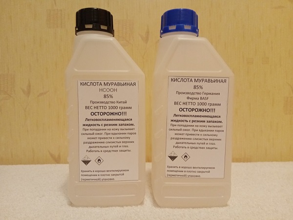 картинка Муравьиная кислота, 1 л., имп. ф 1,2 от магазина Евродом