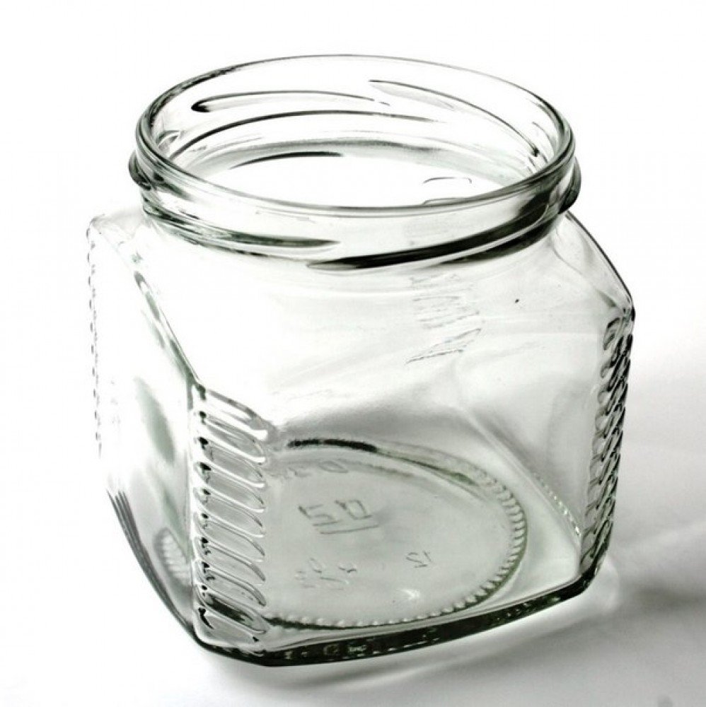 картинка Банка стеклянная 0,39л Твист 82 Квадрат (022758) от магазина Евродом