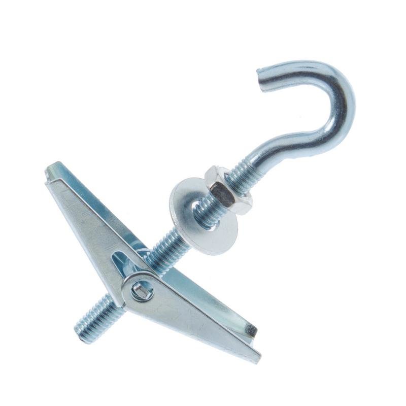 картинка Дюбель складной пружинный с крюком M5 от магазина Евродом