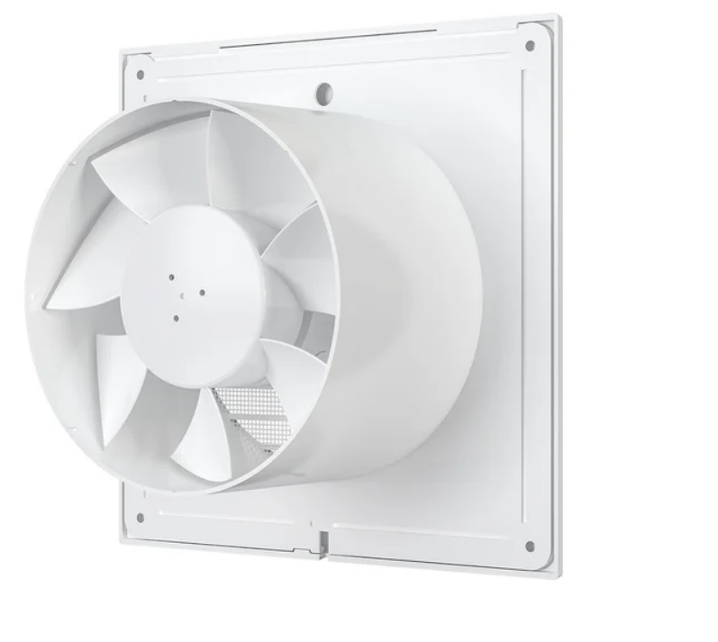 картинка Вентилятор D125 Е125SС с обр клапаном, антимоскитной сеткой от магазина Евродом