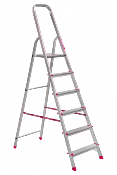 картинка Стремянка алюминиевая 6 ступеней Алюмет от магазина Евродом