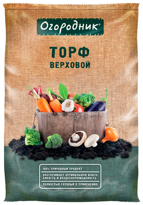 картинка Торф верховой Огородник 9л Фаско от магазина Евродом