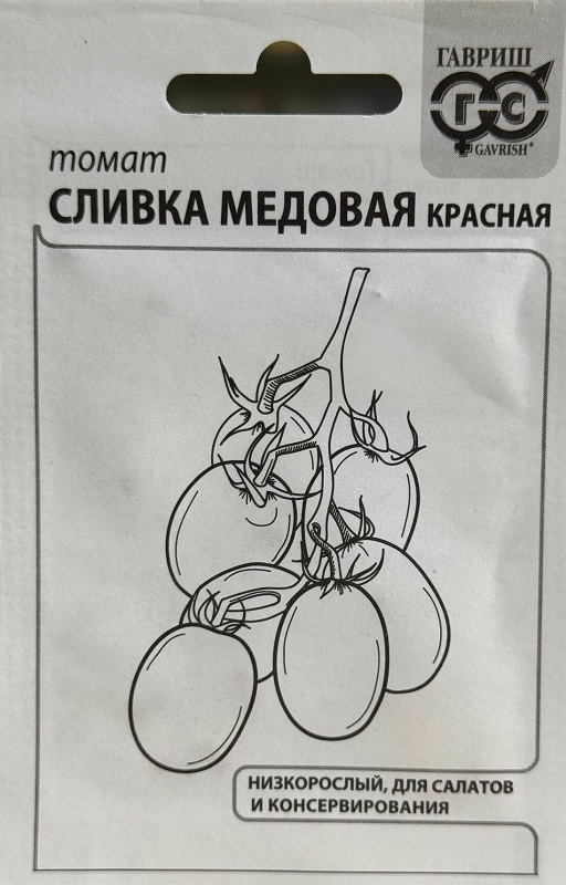 картинка Томат Сливка медовая красная 0,05г б/п Г семена от магазина Евродом