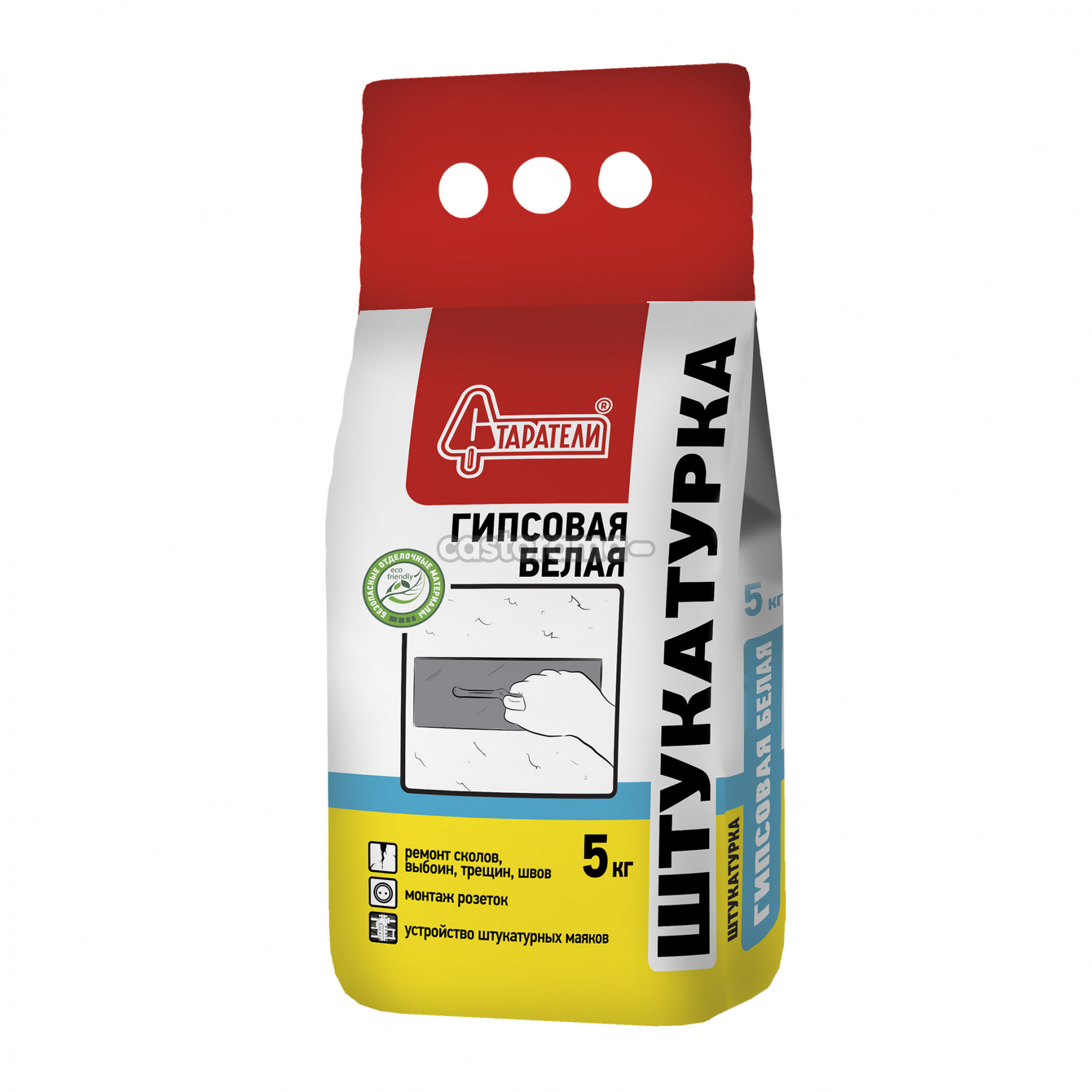 картинка Штукатурка Старатели гипсовая белая 5 кг от магазина Евродом