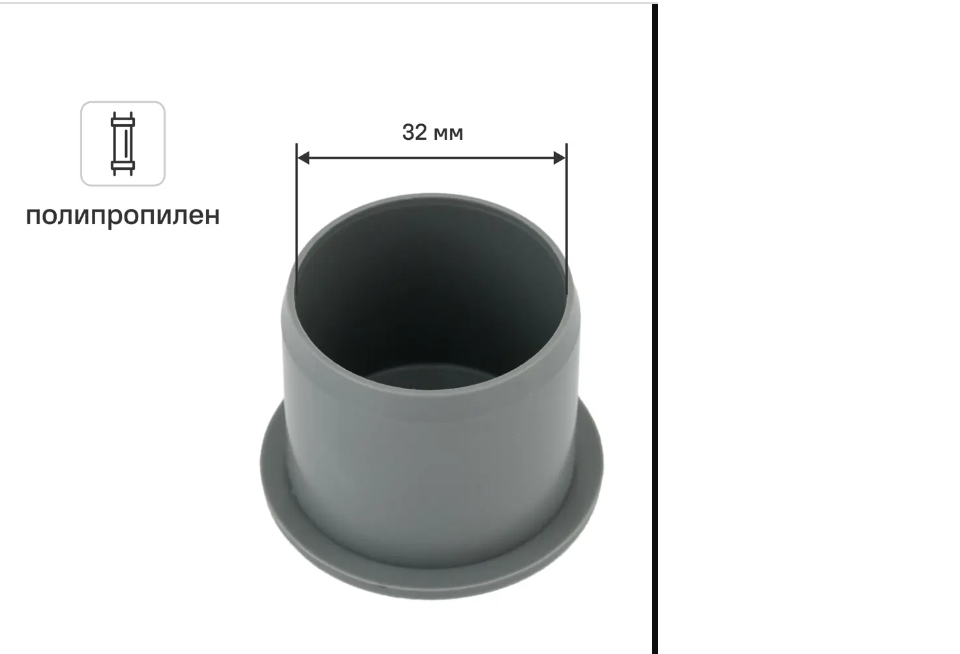 картинка Заглушка 32 Политрон от магазина Евродом