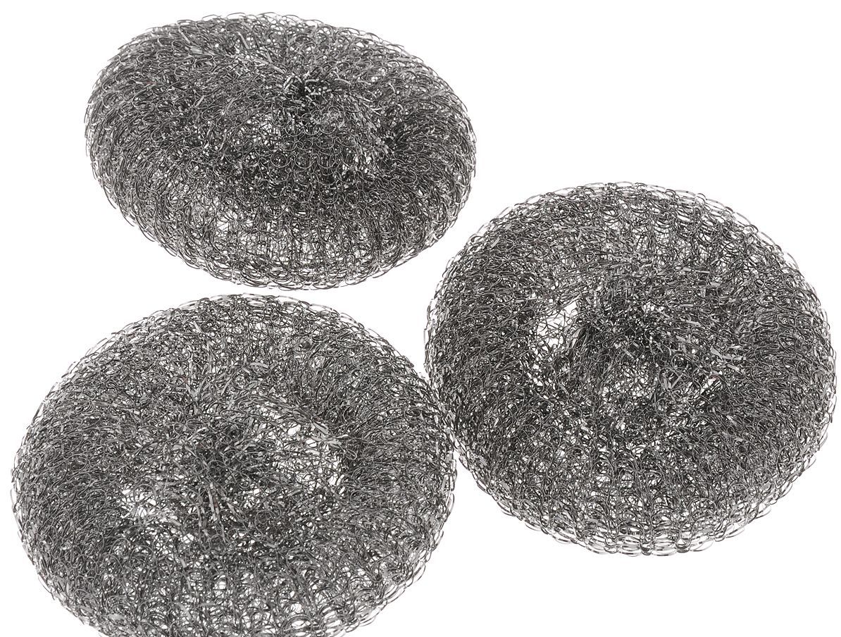 картинка Губка для посуды металлическая (3 шт в упак) от магазина Евродом